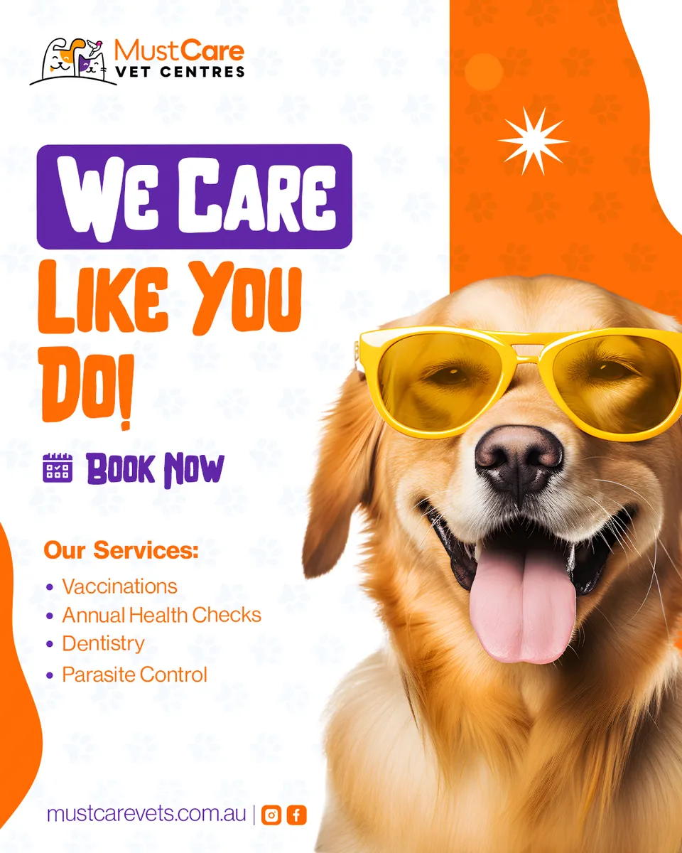 MustCare Vet Centres social media design 4