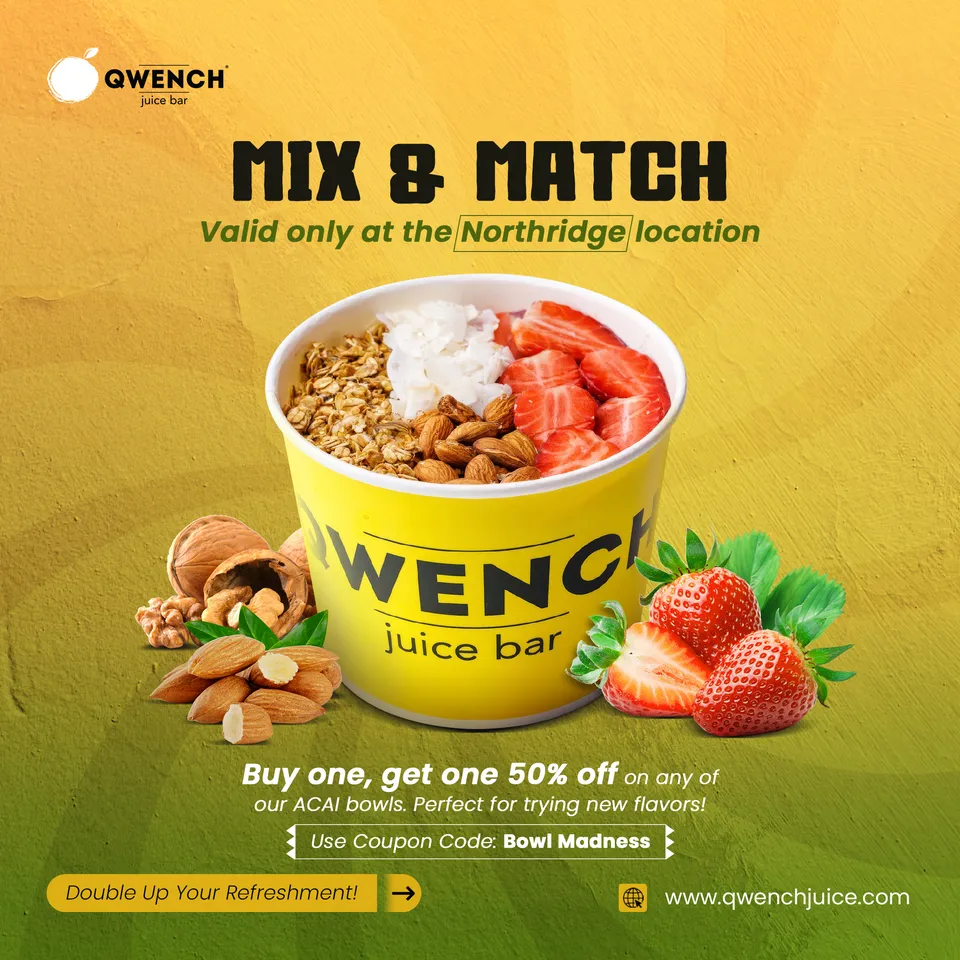 Qwench Juice Bar food and beverage social design 6