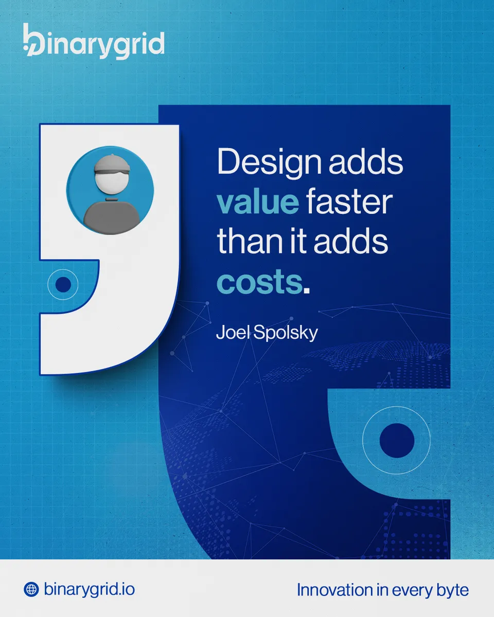 BinaryGrid social media design 9