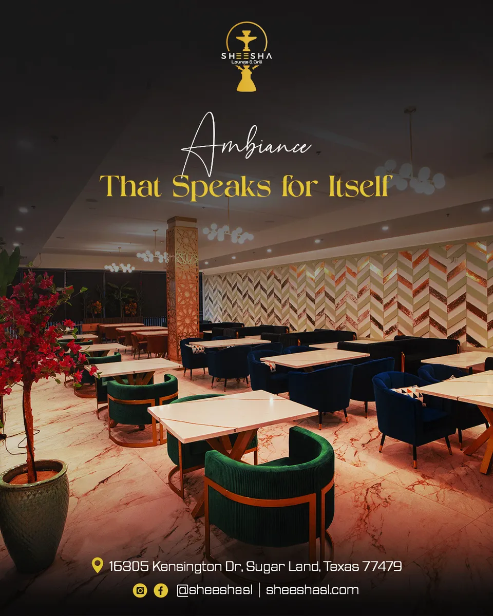Sheesha Lounge and Grill food and beverage social design 7