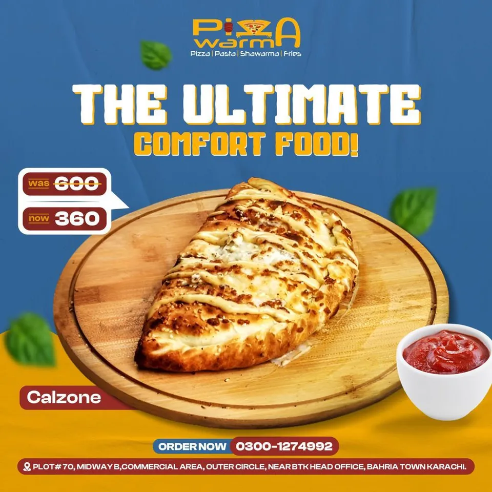 Pizza Warma food and beverage social design 4