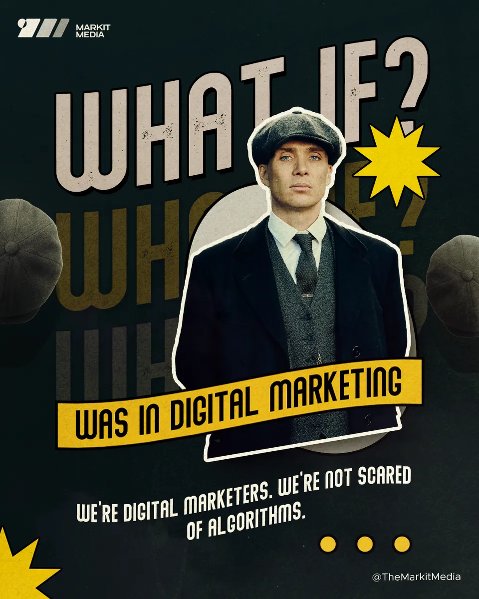 Markit Media 'What if... was in digital marketing' post: man in a flat cap and waistcoat, not scared of algorithms