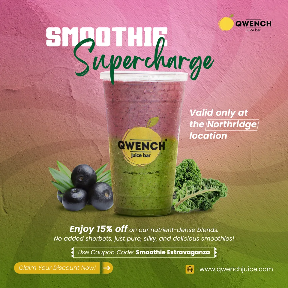 Qwench Juice Bar food and beverage social design 3