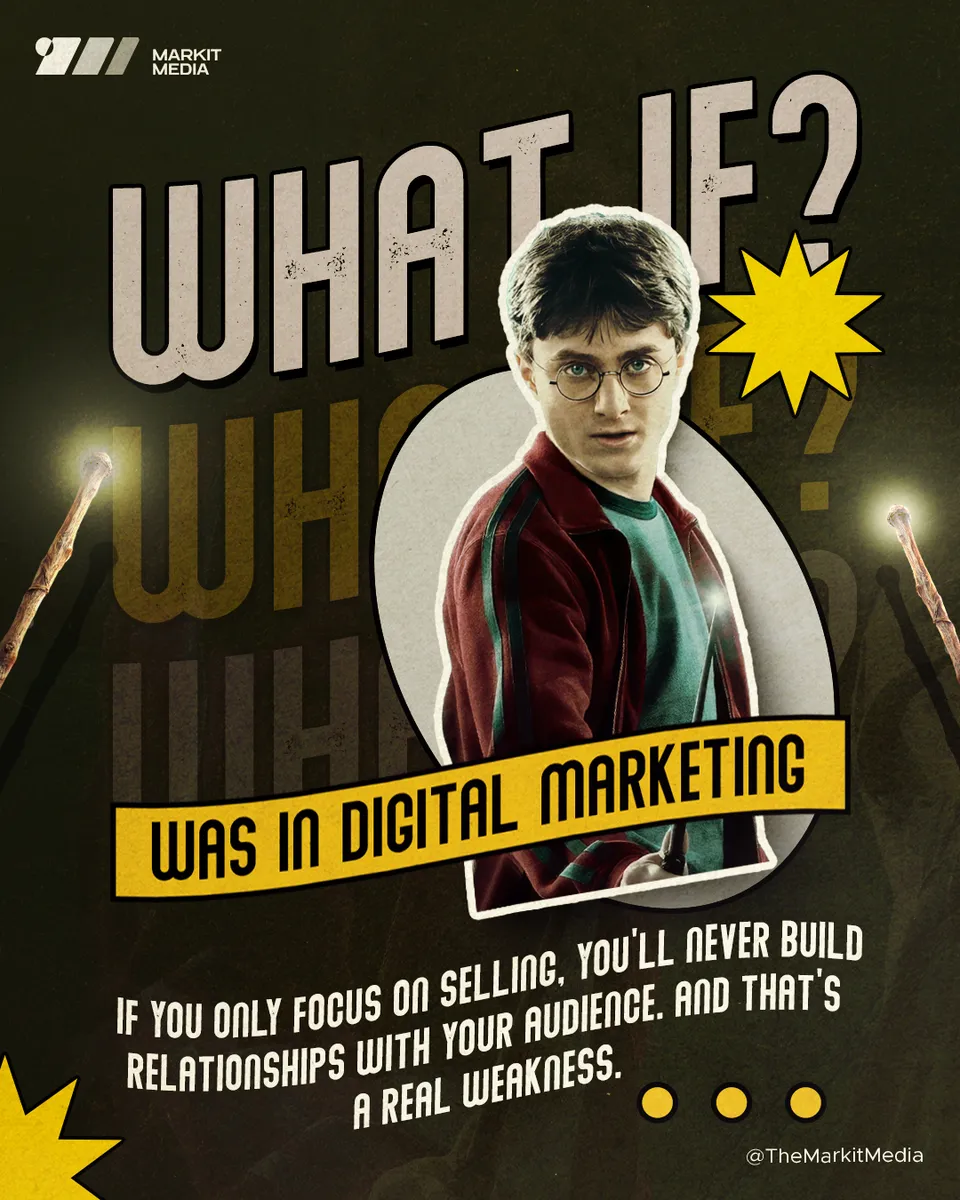 Markit Media 'What if... was in digital marketing' post: young man with round glasses, relationships with your audience