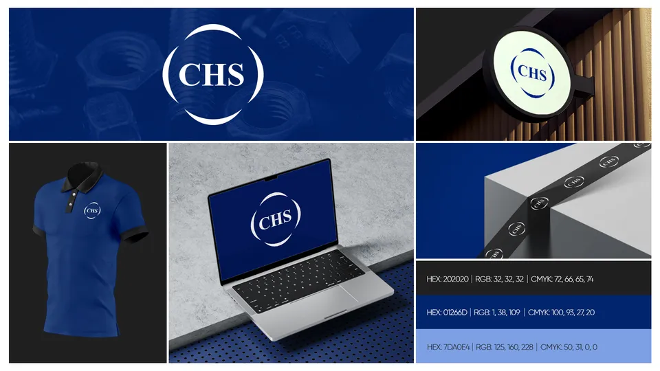 Cheap Hardware Store logo and brand identity board