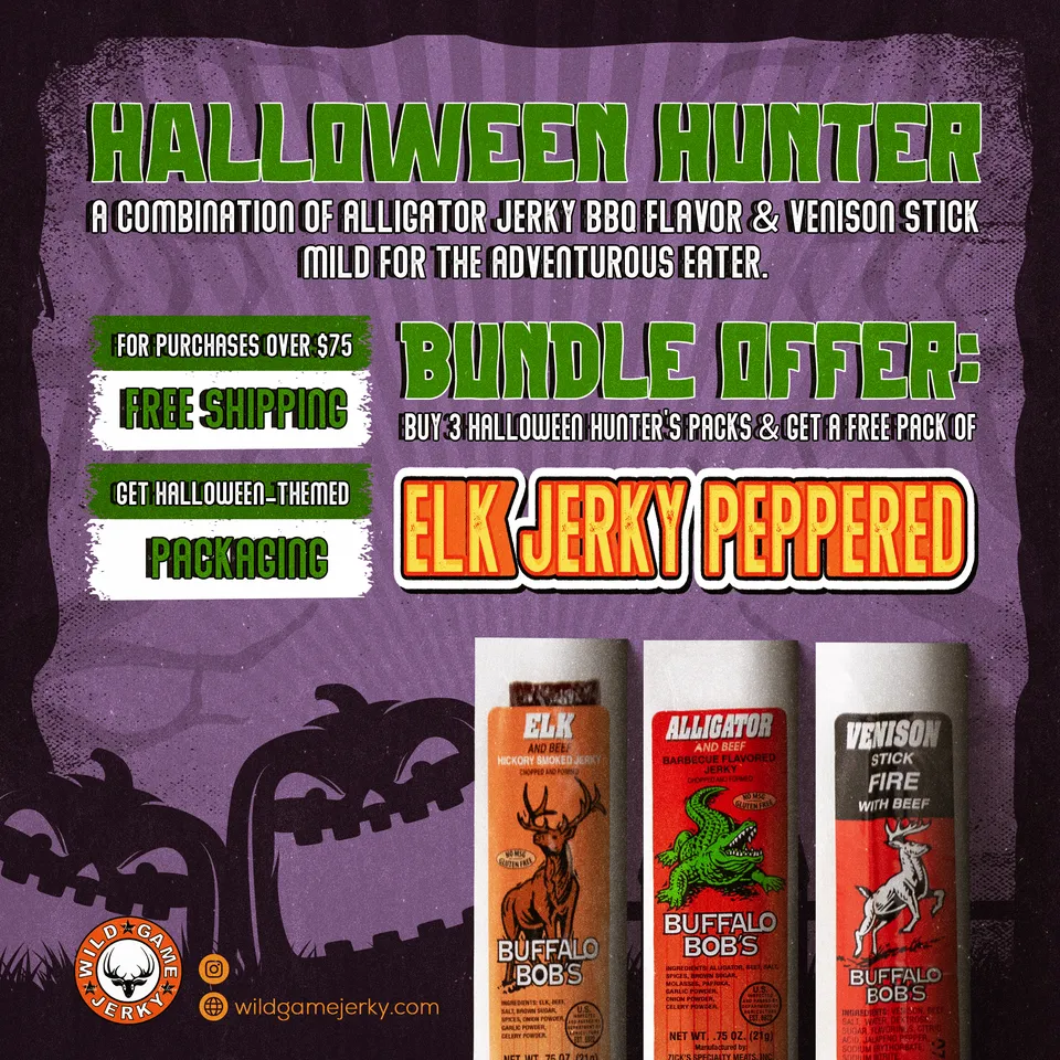 Wild Game Jerky food and beverage social design 7